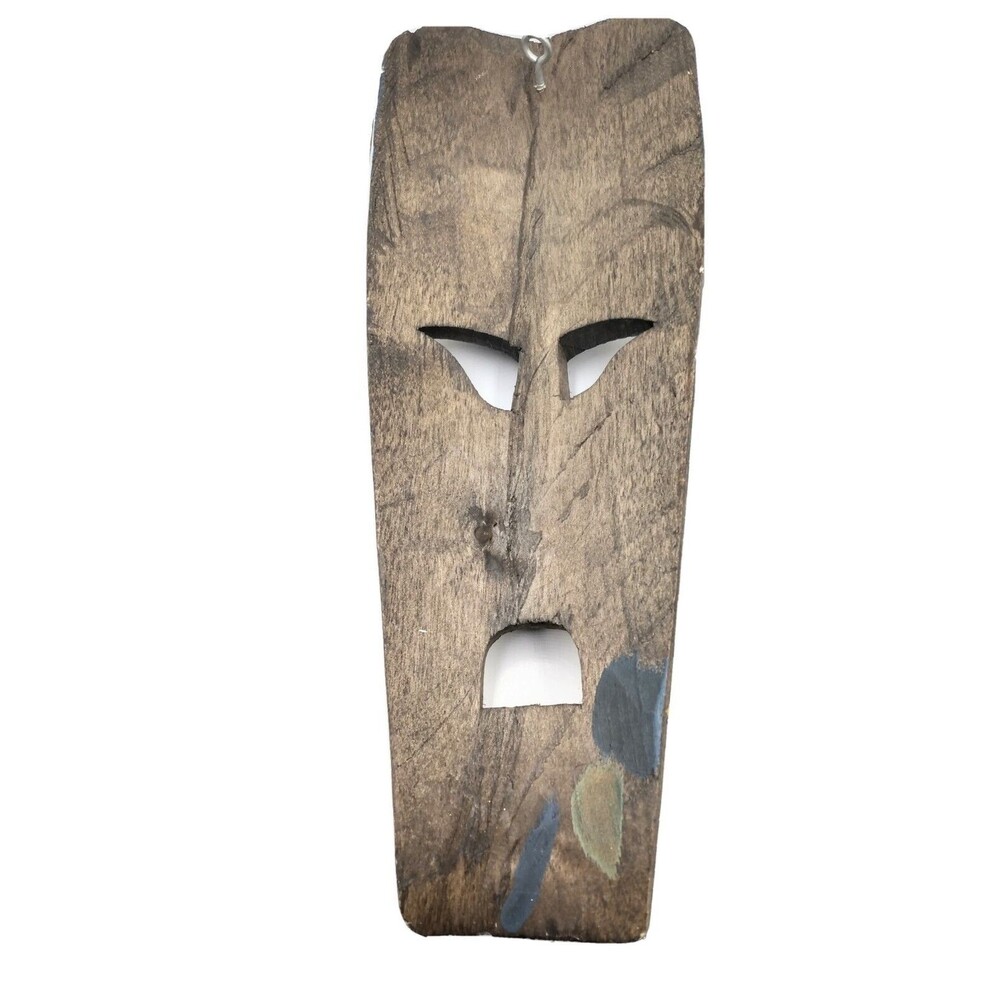 Seattle Seahawks NFL LOGO Tiki Totem Tribal Mascot Wall Statue 14.5Dorm Man Cave - Picture 2 of 6
